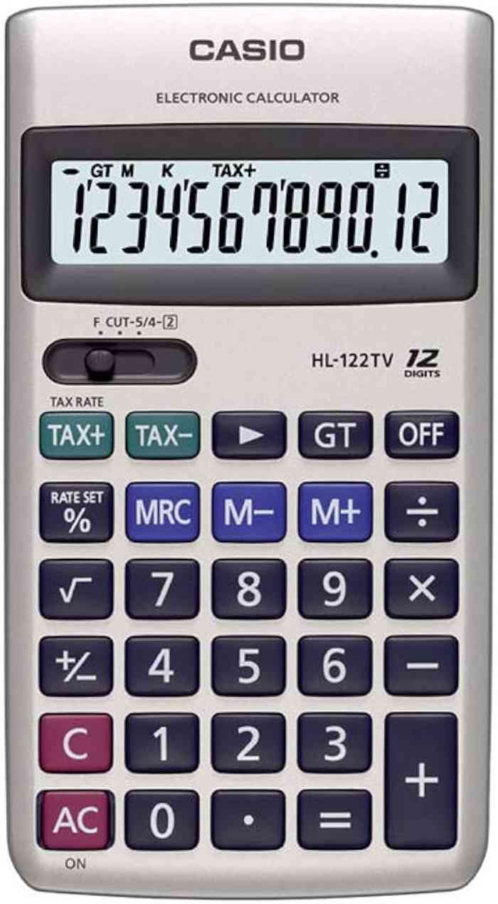 Casio HL-122TV Handheld Calculator